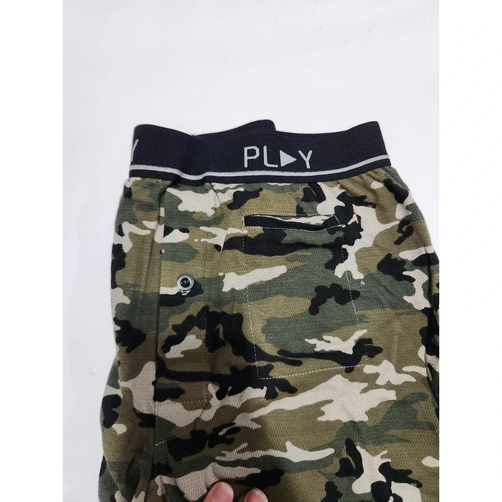 PLAY Intimo‎ iBoxer Trunks Olive Camo Vintage iPod Pocket Micro Mesh Small_3